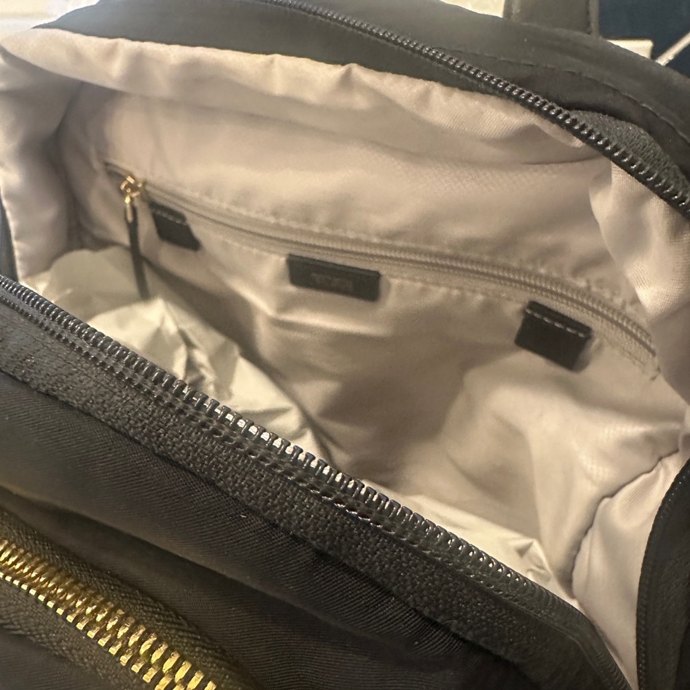 Tumi Voyageur Celina Backback Black with gold hardware - Picture 4 of 9